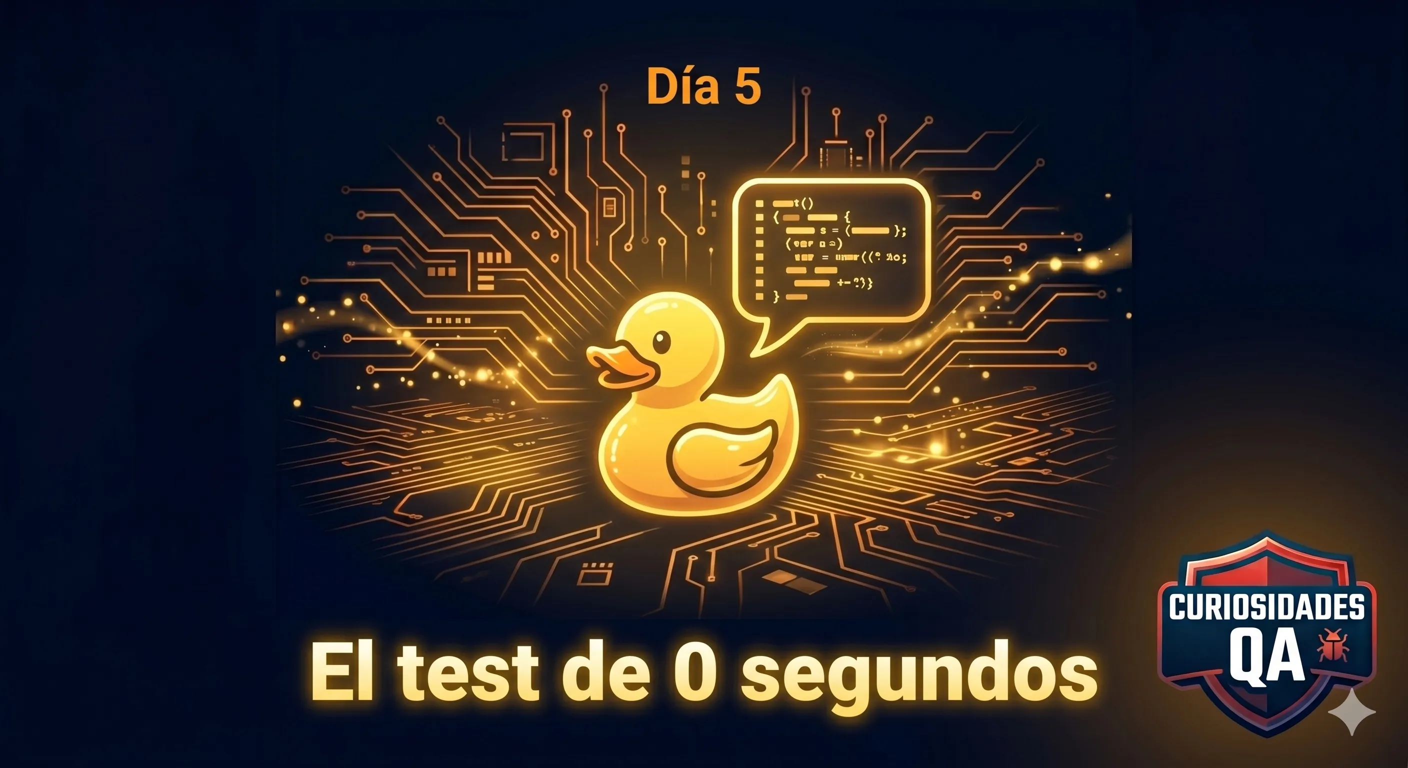 El test de 0 segundos que encuentra bugs reales